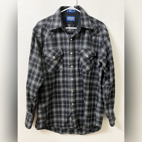Pendleton Other - Pendleton - PLAID SNAP-FRONT WESTERN CANYON SHIRT - M